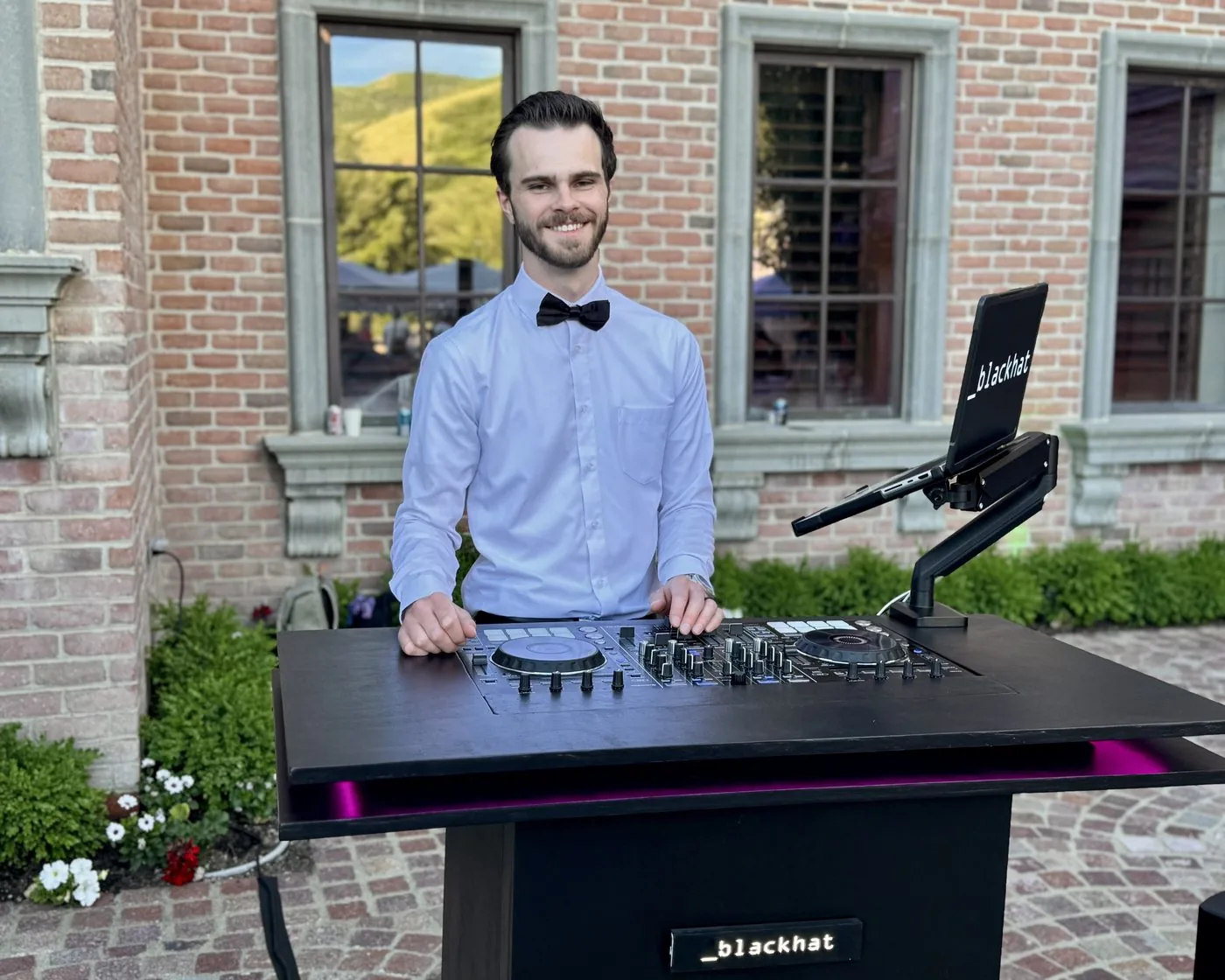 Garden estate wedding reception