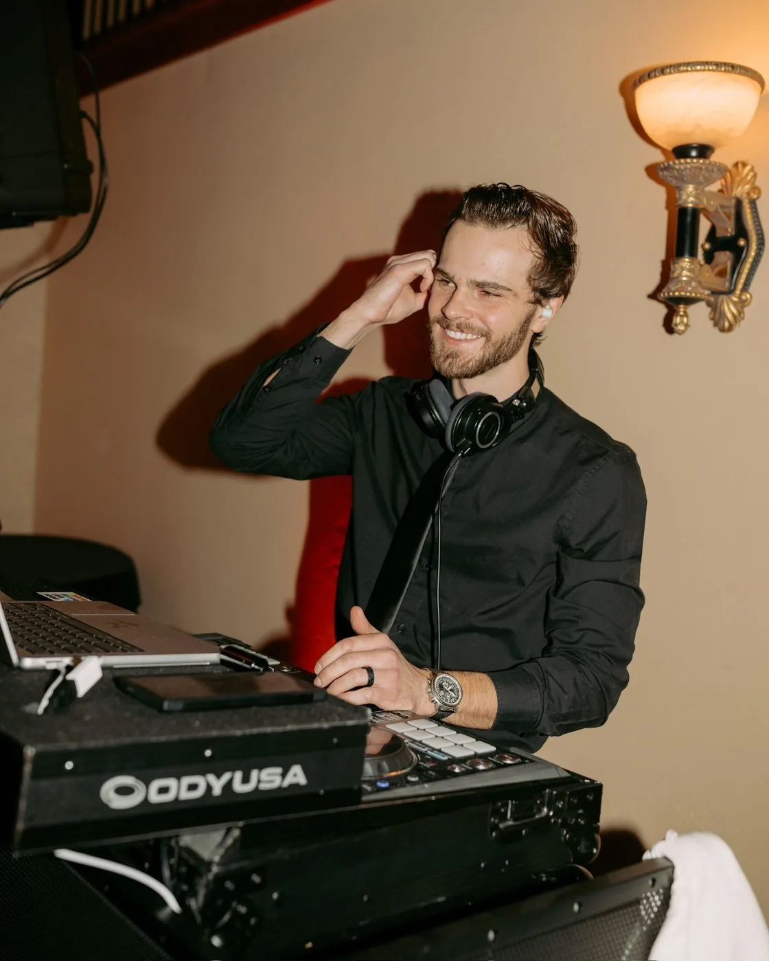 Custom LED DJ booth